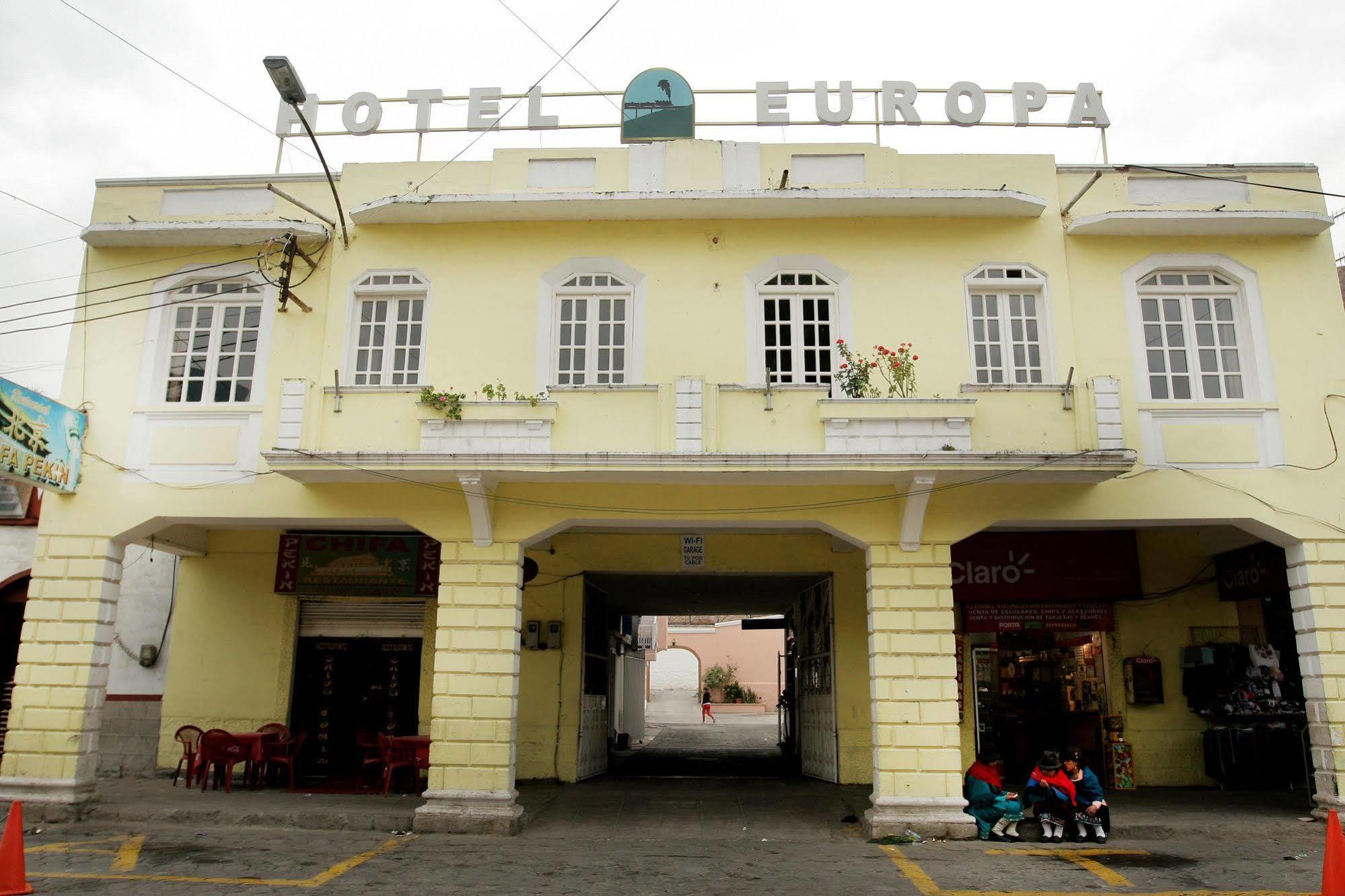 Hotel Europa Alausí Dış mekan fotoğraf